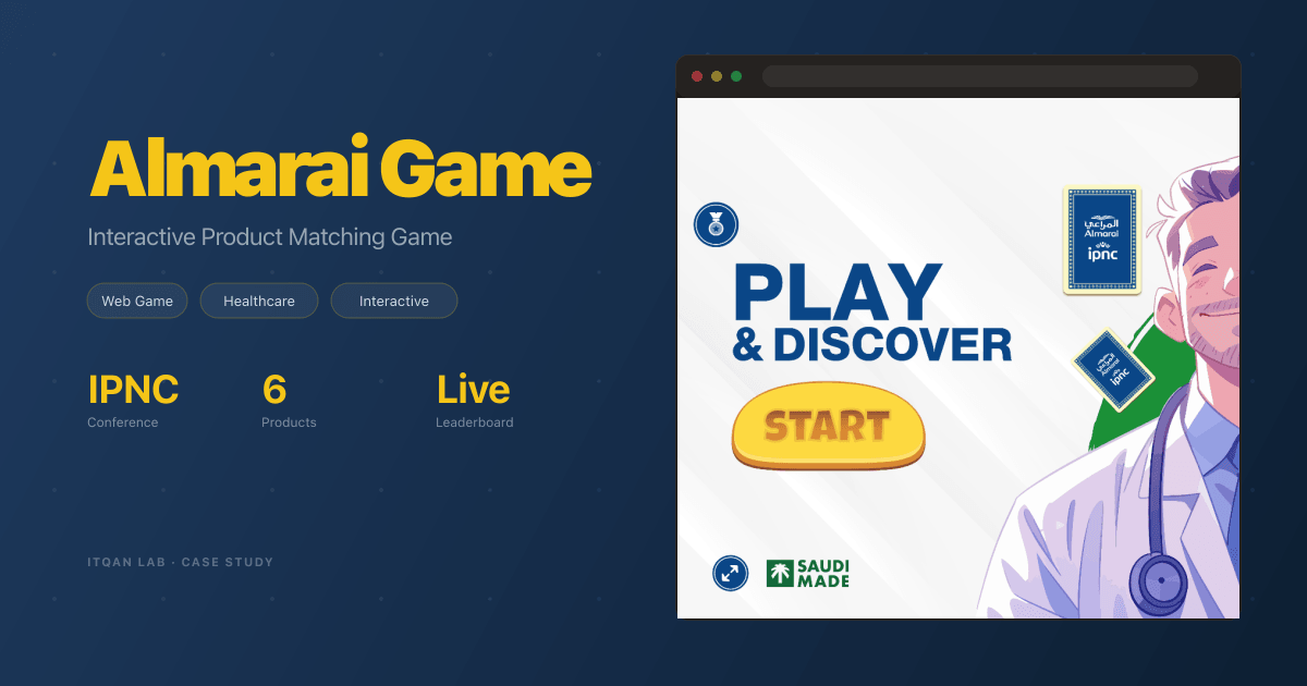 Almarai Game — Interactive Product Matching Game for Healthcare Professionals