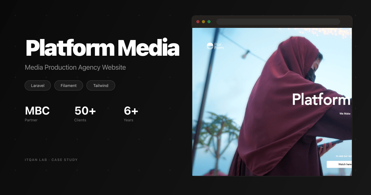 Platform Media — Media Production Agency Website & CMS